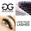 GladGirl Love Your Lashes Display Sticker
