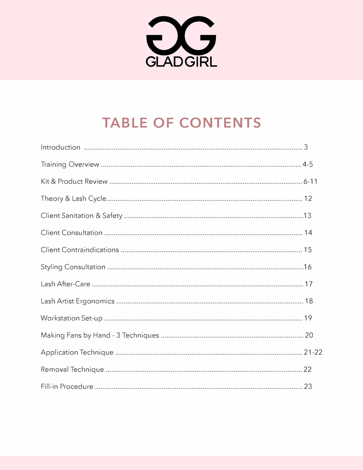 Eyelash extensions training manual