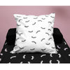 Throw Pillow Cover - Eyelash Pattern 18&quot; x 18&quot;