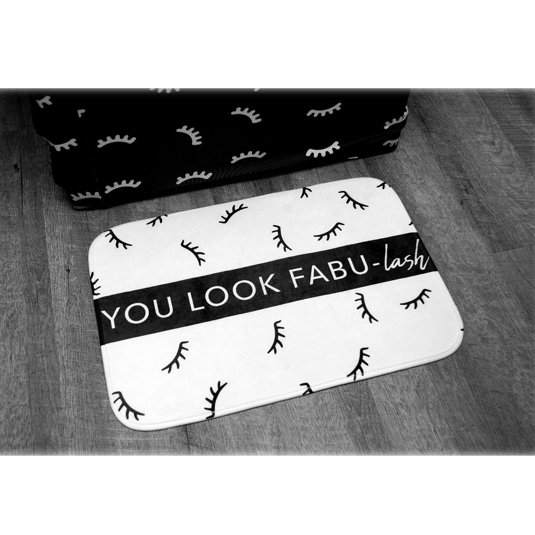 Non-slip Floor Mat - You Look Fabu-Lash 16&quot; x 24&quot;